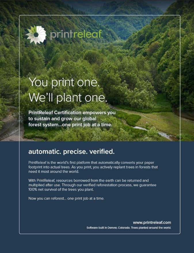 Full Brochure Cover, PrintReleaf, Document Technologies